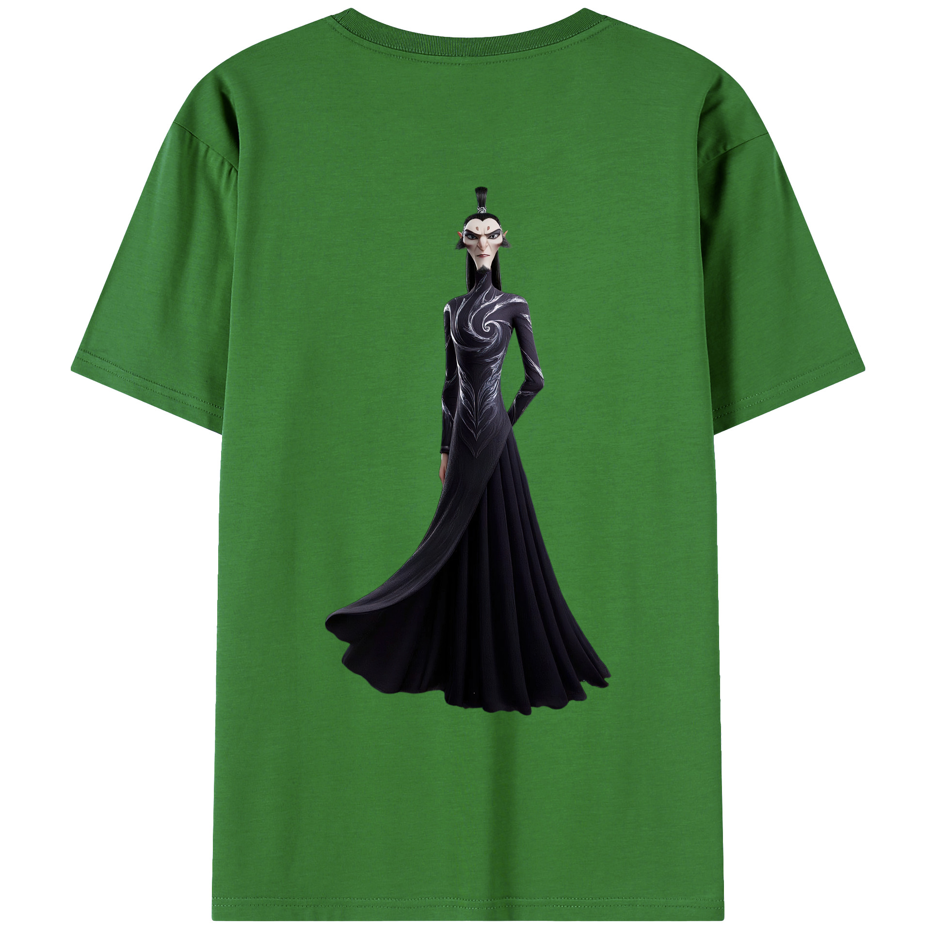（画像用） Ne Zha 2 ナタ 魔童の大暴れ レディース半袖Tシャツ(バックプリント)